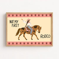 Cowgirl Rodeo Print