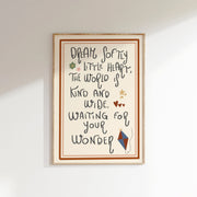 Vintage Quote – Poster per bambini
