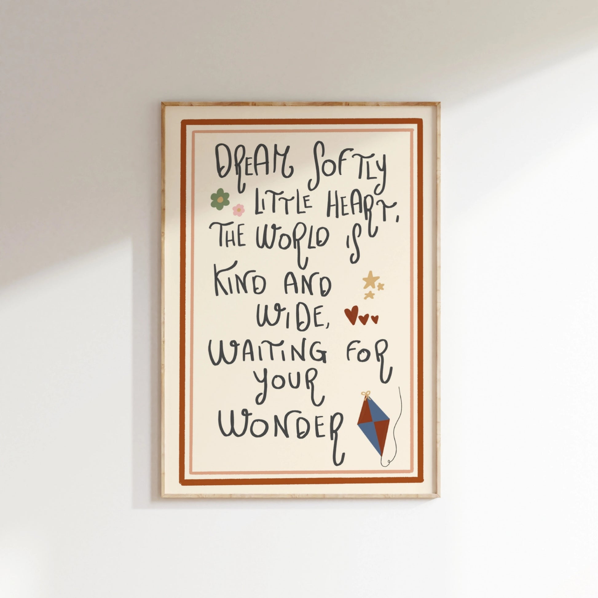 Vintage Quote Wall Art, Vintage Nursery Decor