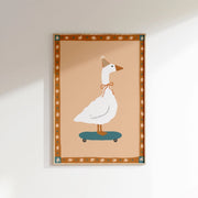 Whimsical Goose Illustration – Nursery & kids wall art