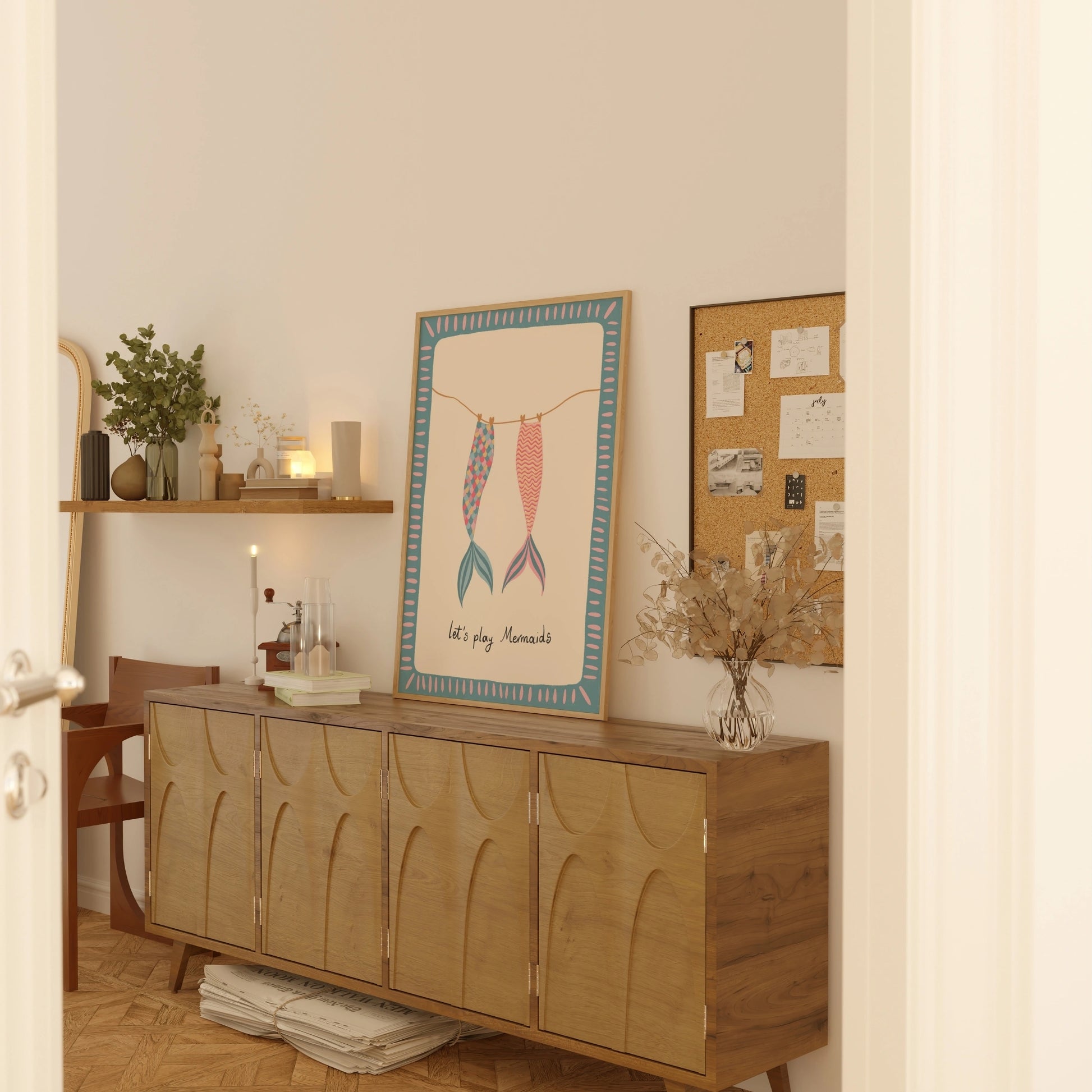 Mermaid Tail Wall Art