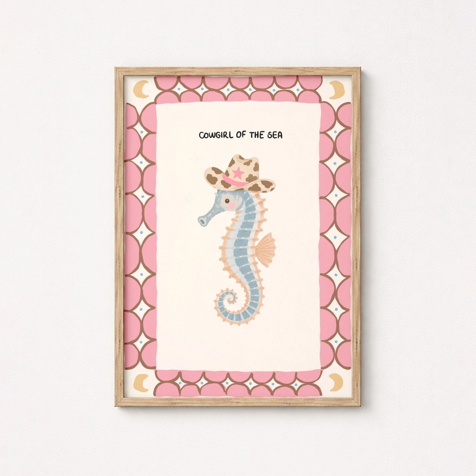Seahorse Western Decor Wall Art