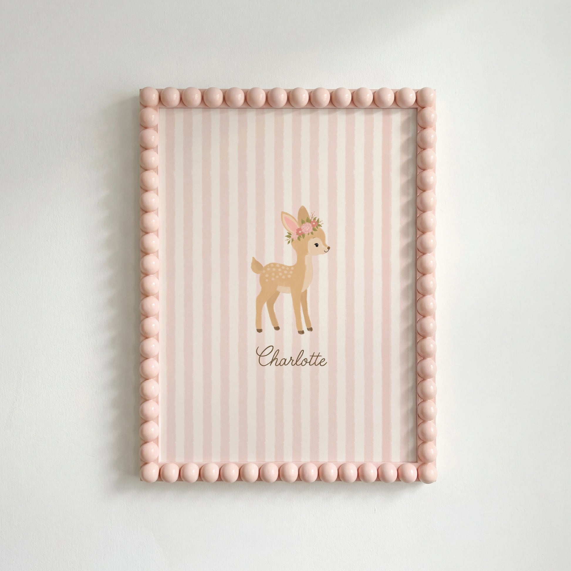 Personalized Nursery Name with Bunny – Personalized wall art