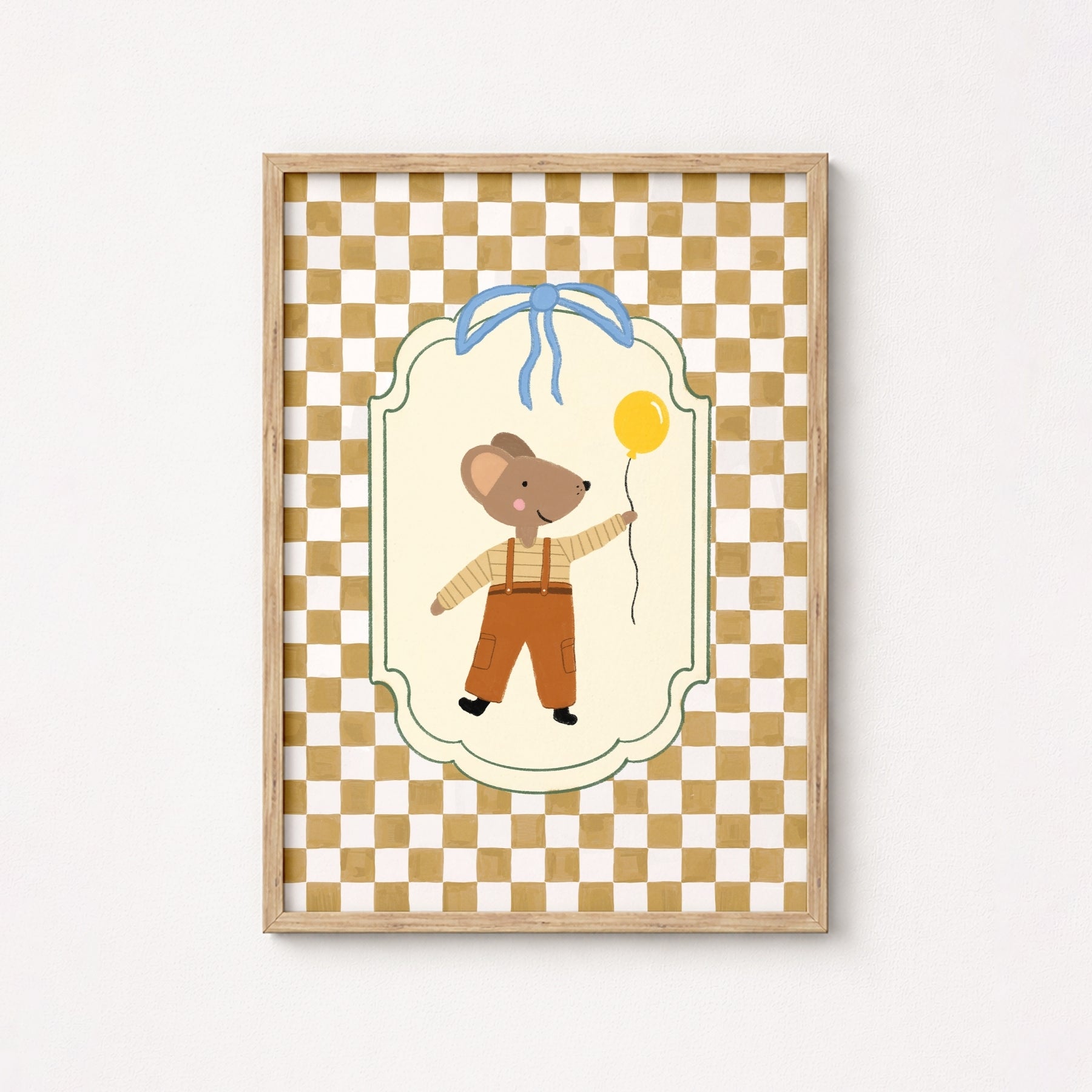 Vintage Animal Nursery Print