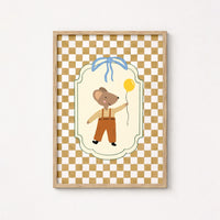 Vintage Animal Nursery Print