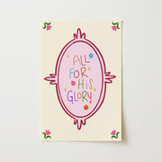 Colorful Coquette Faith Quote - Poster cristiano