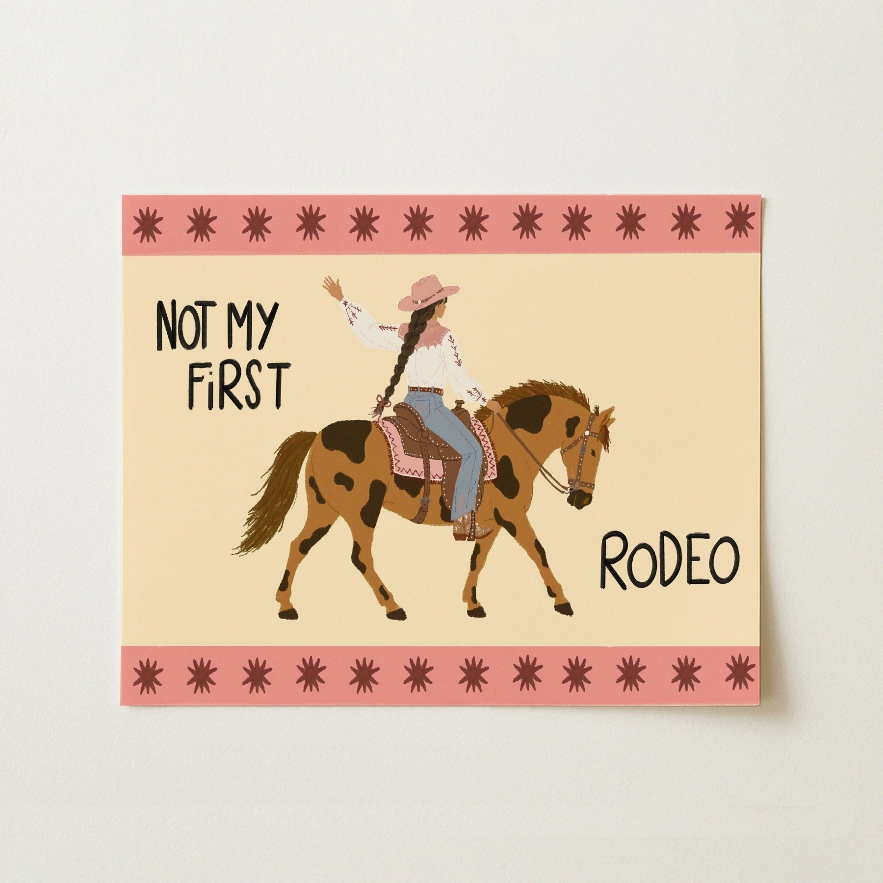 Cowgirl Rodeo Print