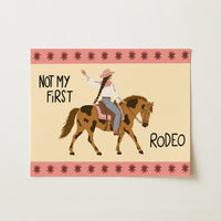 Cowgirl Rodeo Print