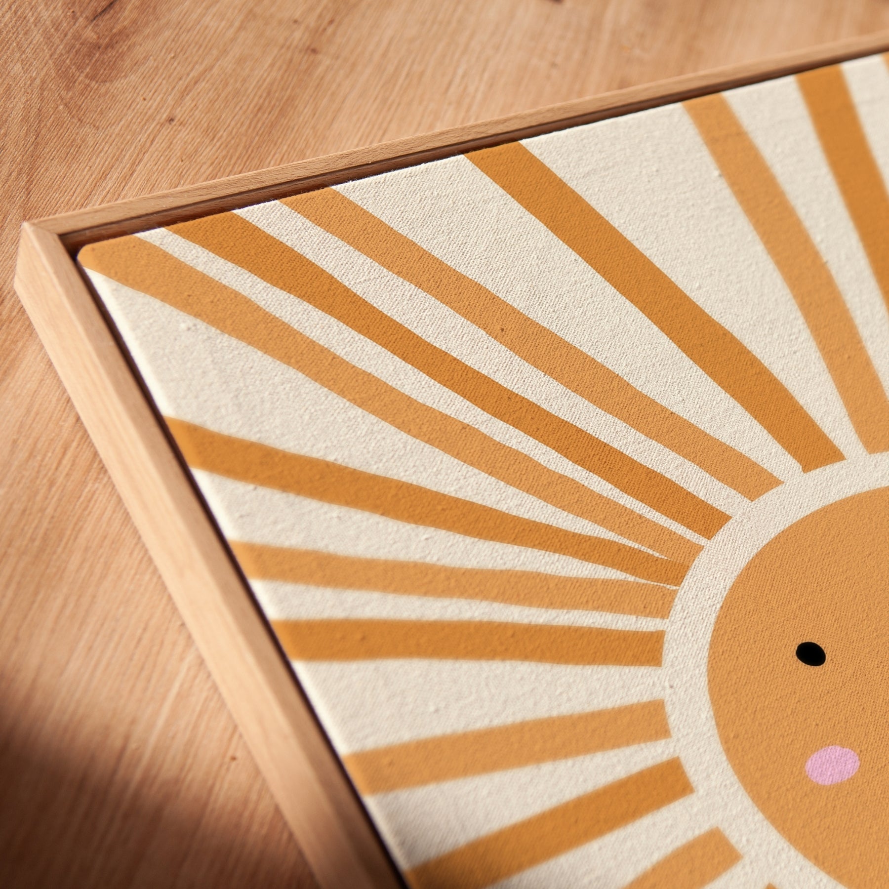 Tableau sur toile Soleil souriant