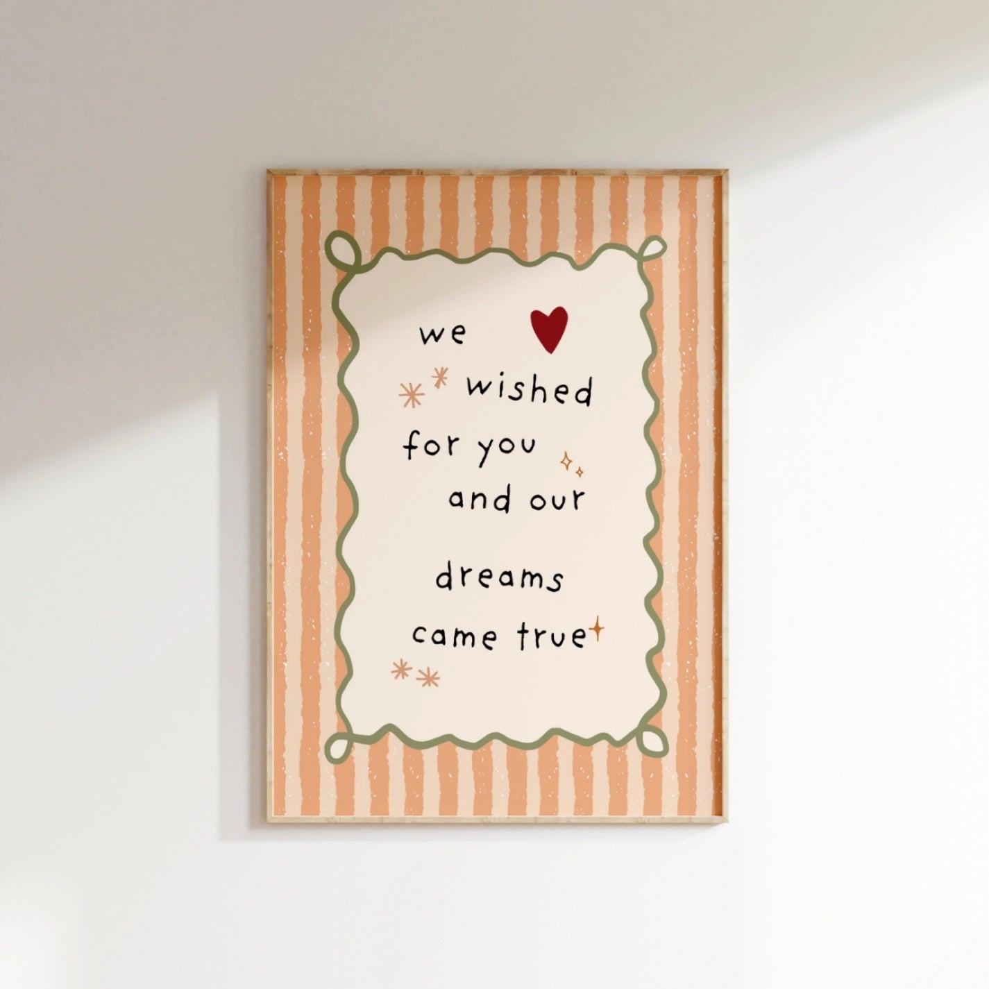 Baby Quote Print, Whimsical Kids Decor