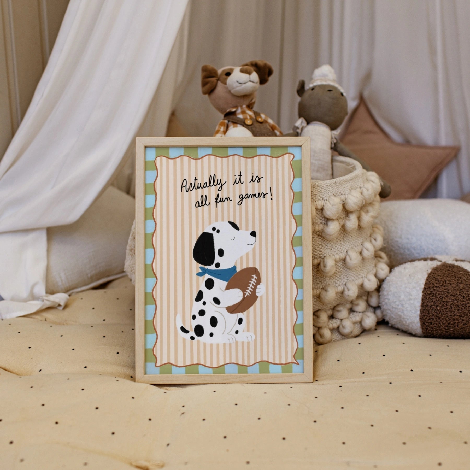 Whimsical Dalmatian Wall Art