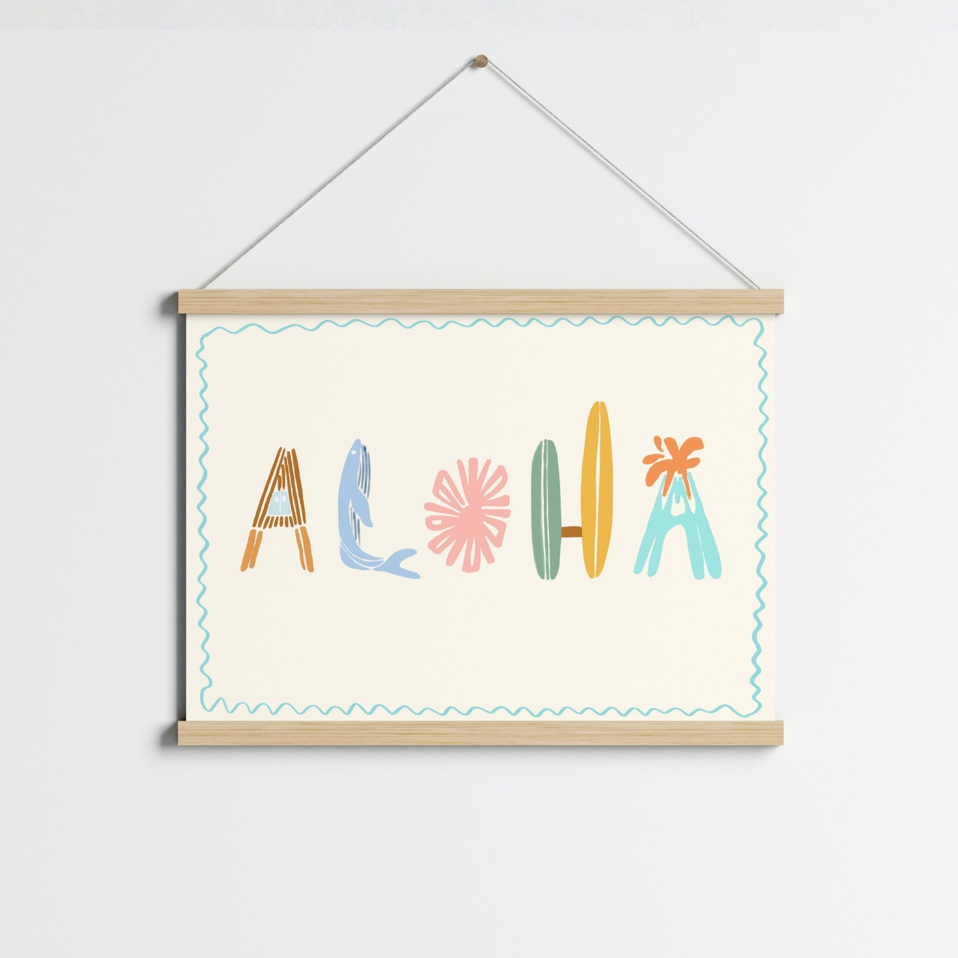 Aloha Wall Art – Tropical Summer Print