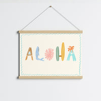 Aloha Wall Art – Tropical Summer Print