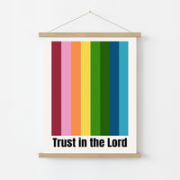 Trust in the Lord Wall Art - Christian Print