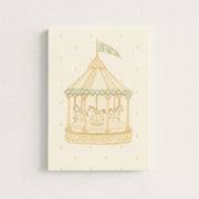 Vintage Carousel – Nursery & Kids Canvas Wall Art
