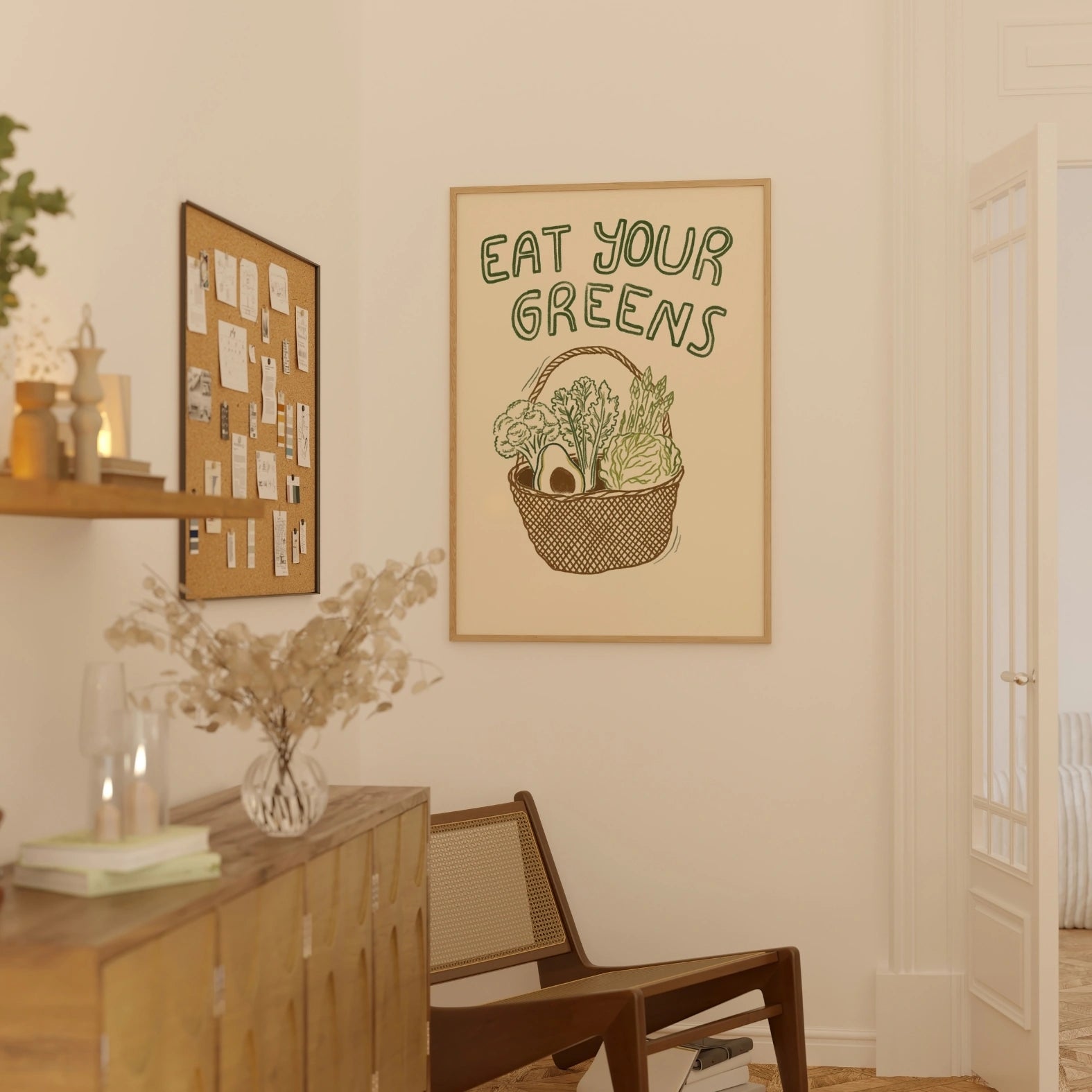 Retro Vegetable Print