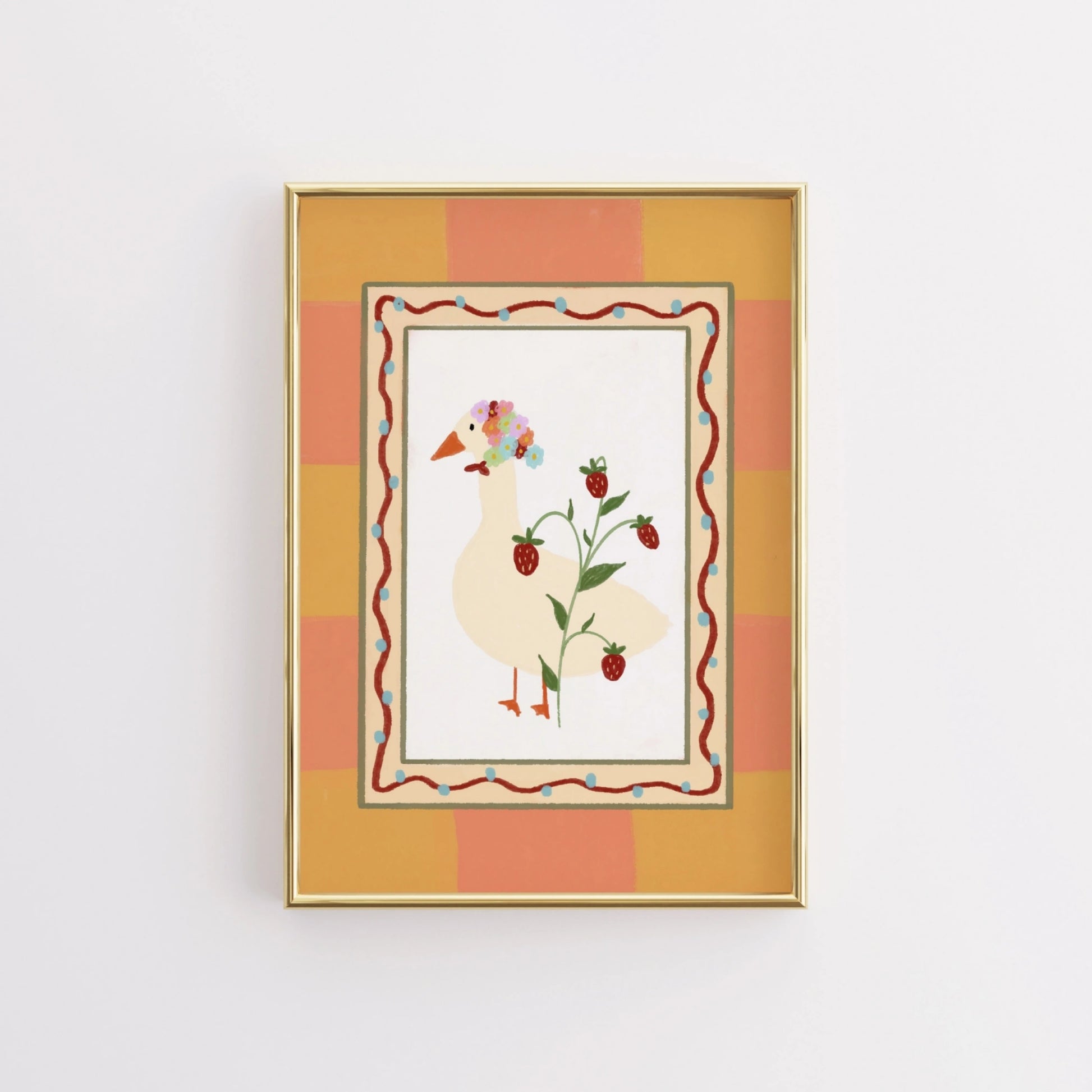 Cute Duck Wall Art