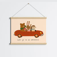 Adventure Nursery Wall Art, Colorful Kids Decor