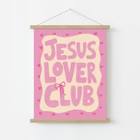Jesus Lover Club Christian Wall Art