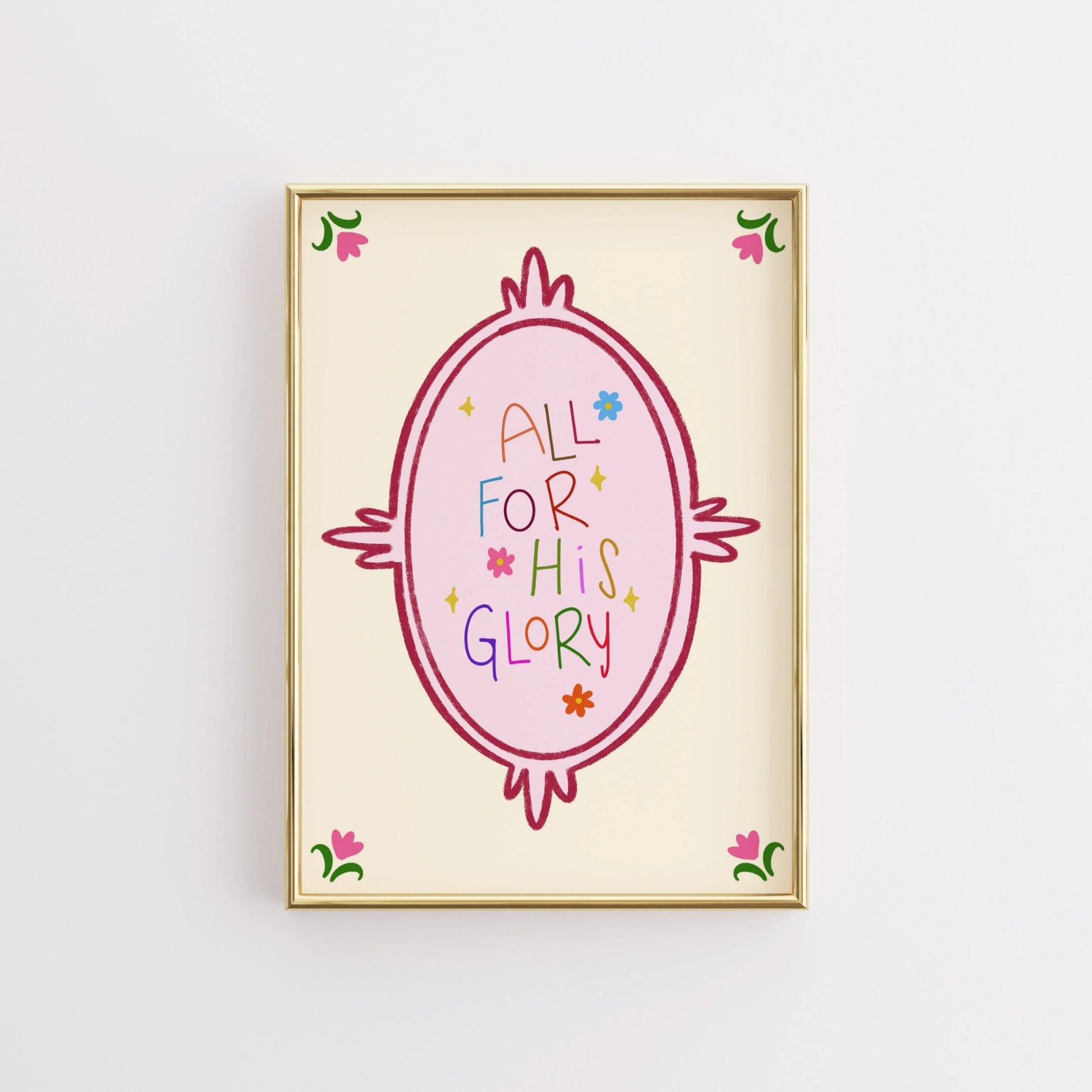 Impression colorée de citation de Coquette Faith