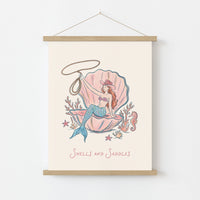 Coastal Cowgirl Mermaid Print