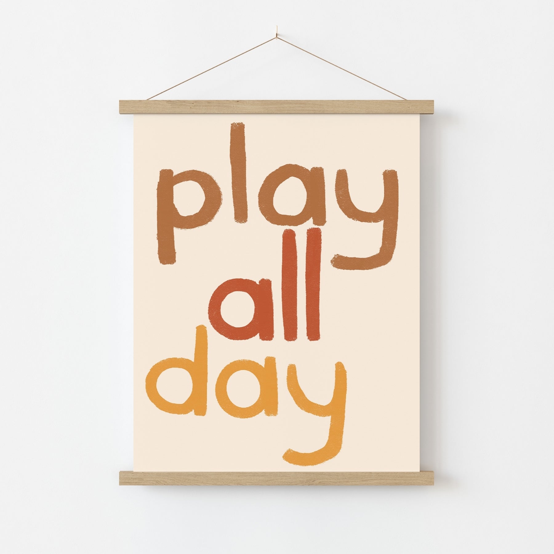 Play All Day Wall Art