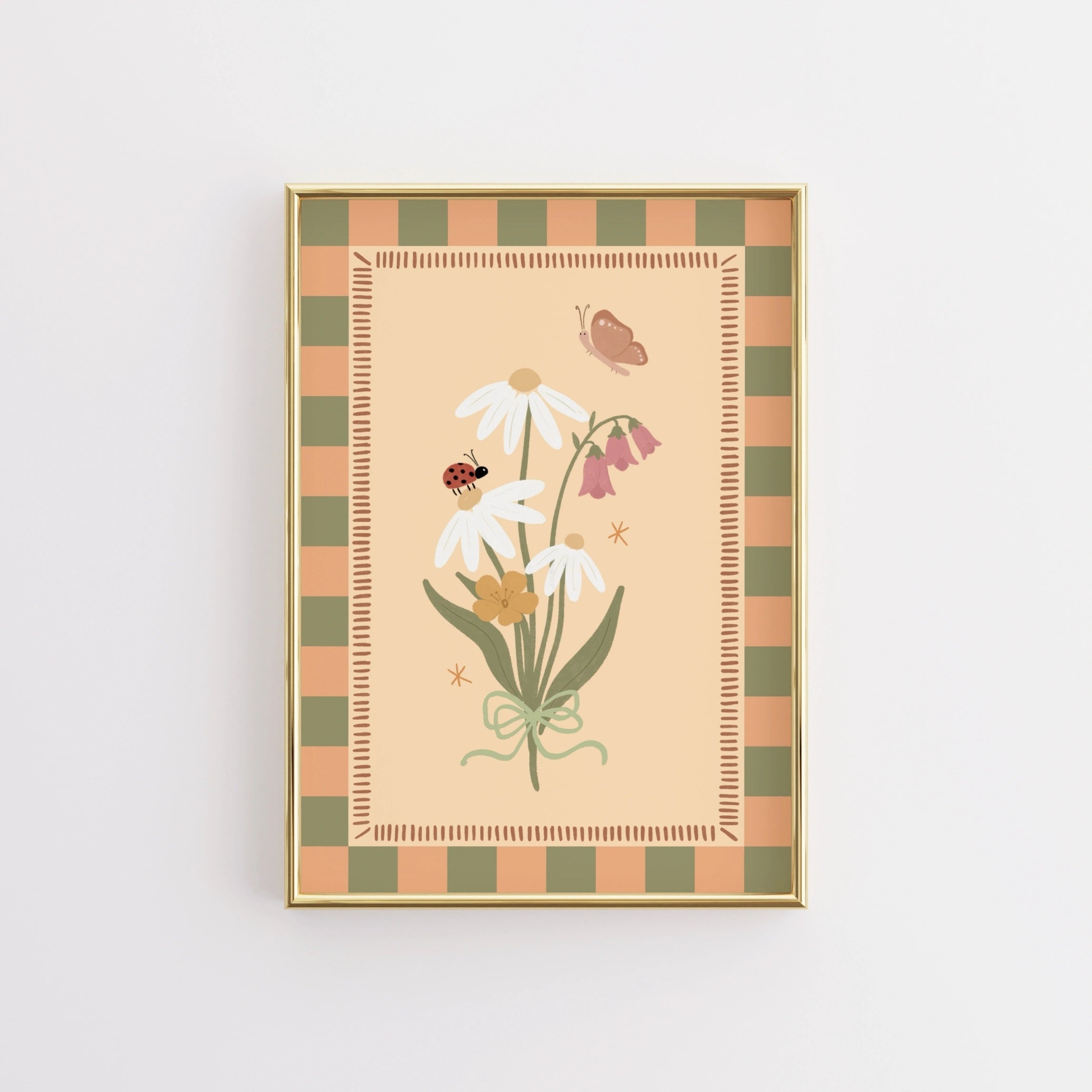 Arte murale Margherita per cameretta