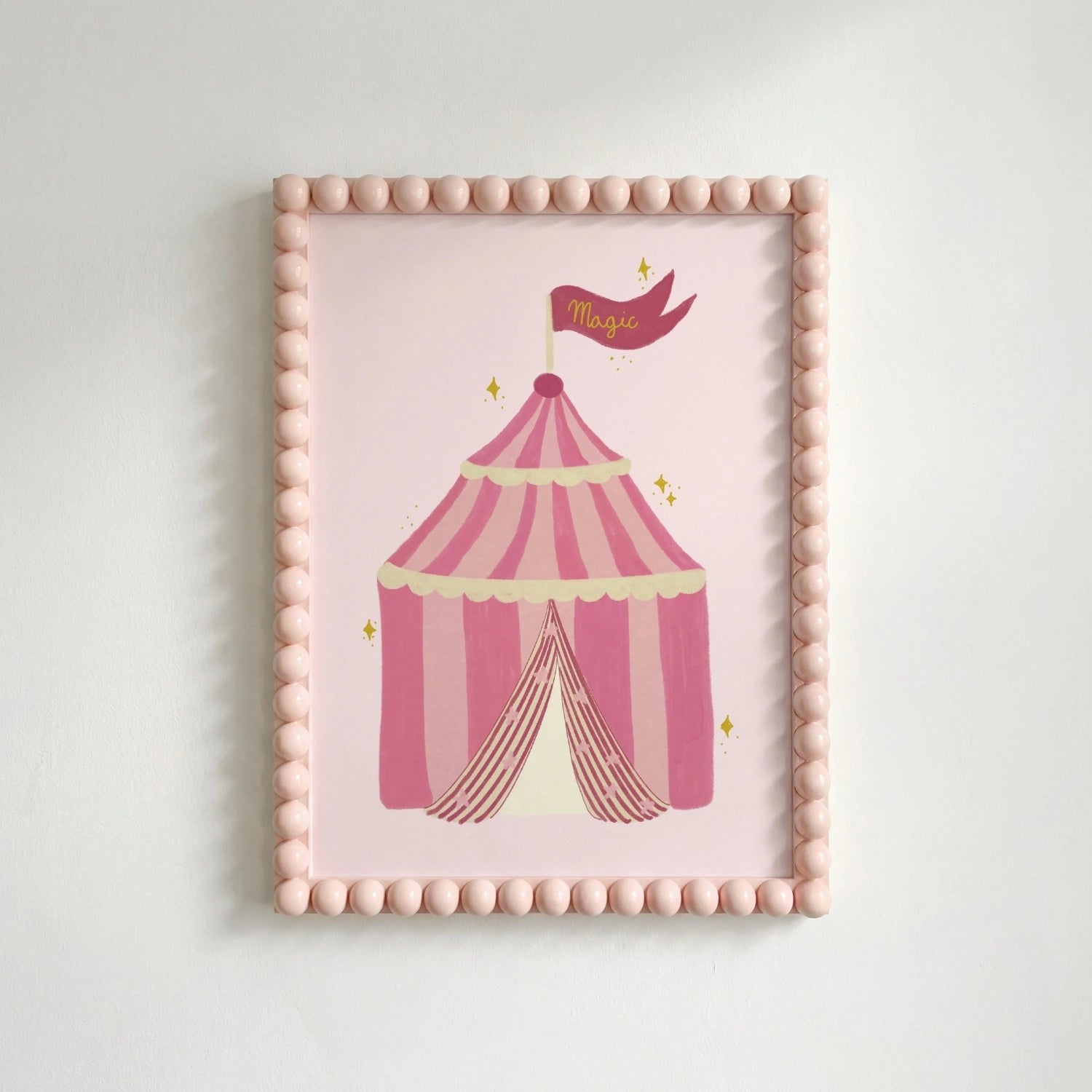 Magic Circus Nursery Print, Girls Room Decor