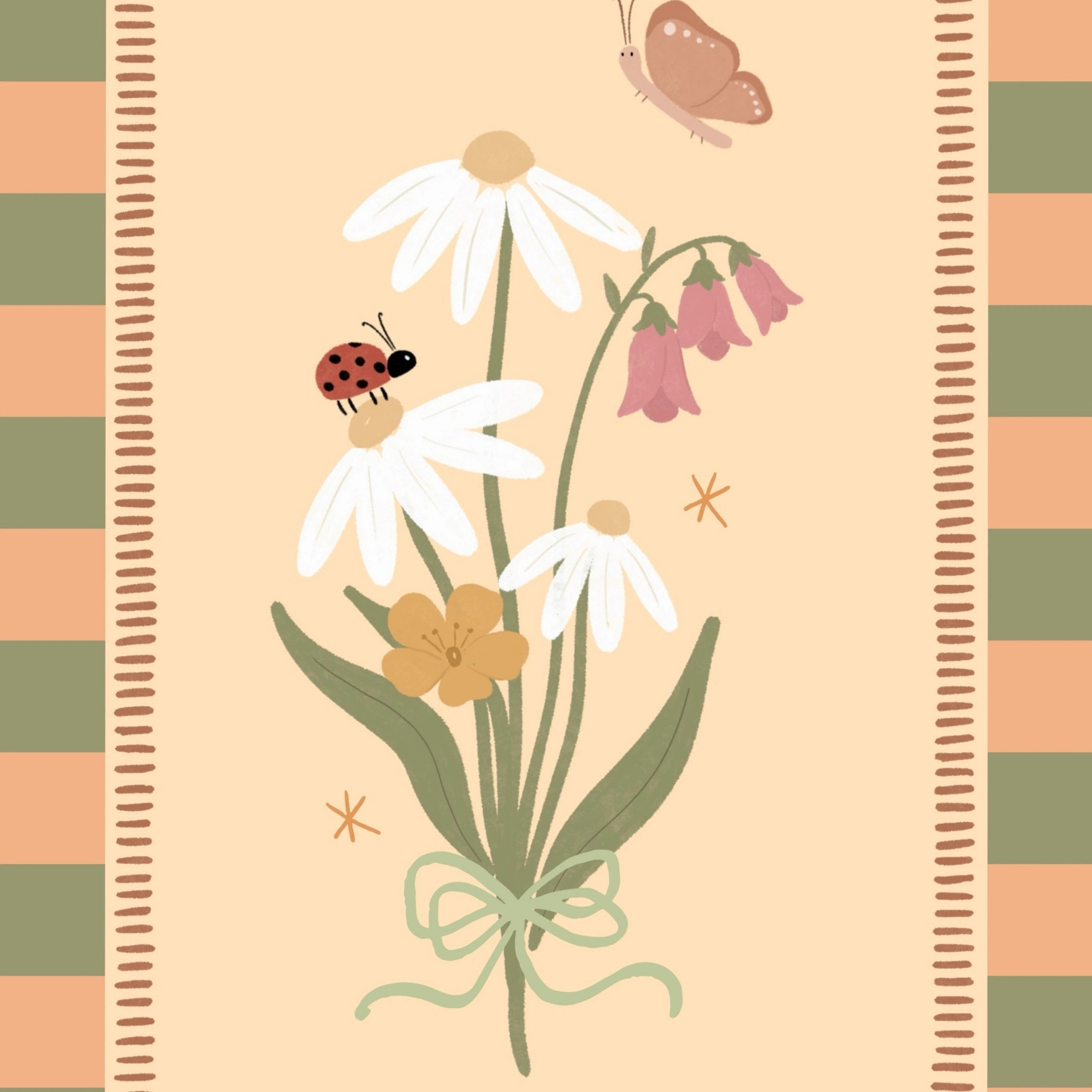 Arte murale Margherita per cameretta