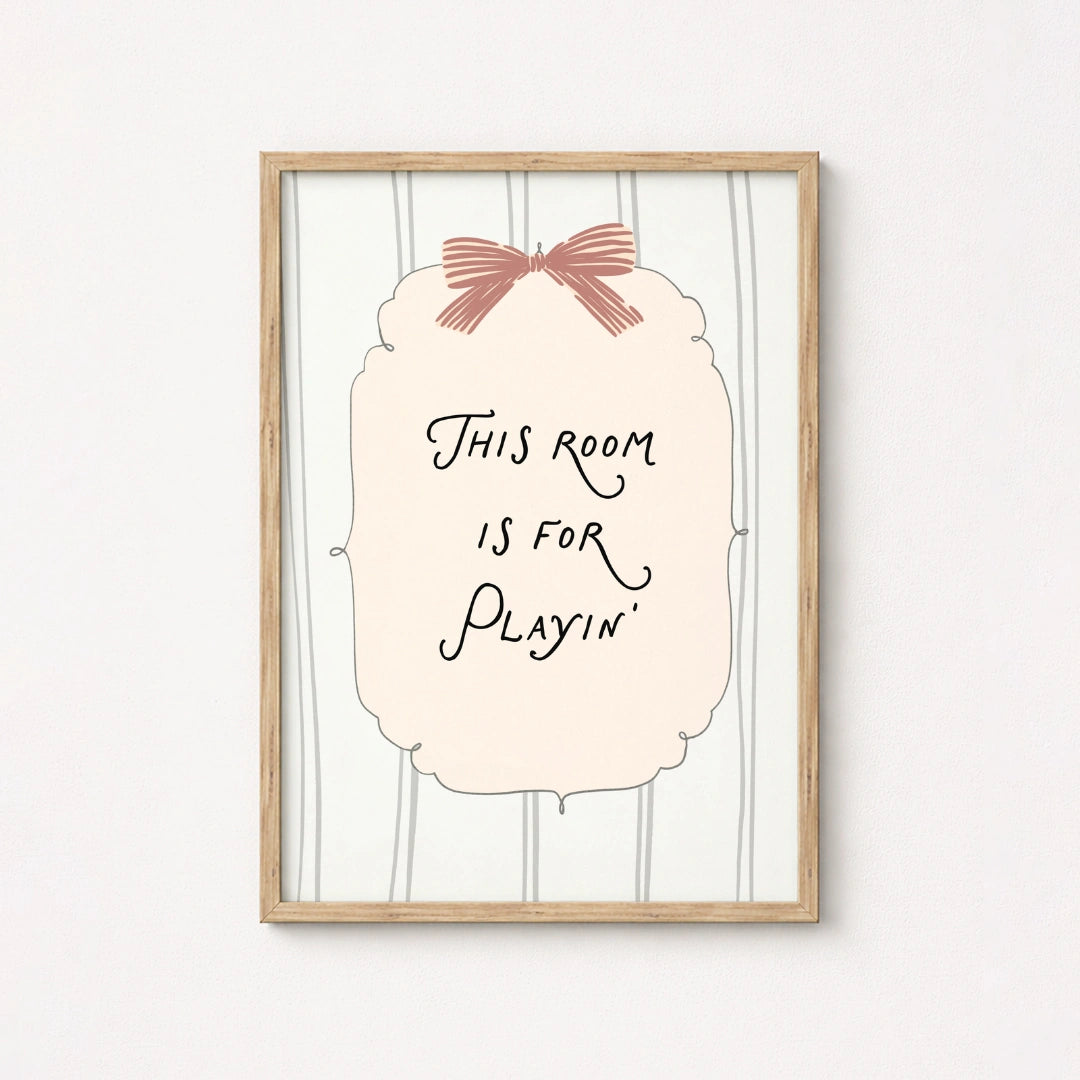 Playroom Quote Print