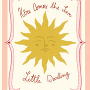 Pink Sunshine Little Darling – Nursery & Kids Wall Art