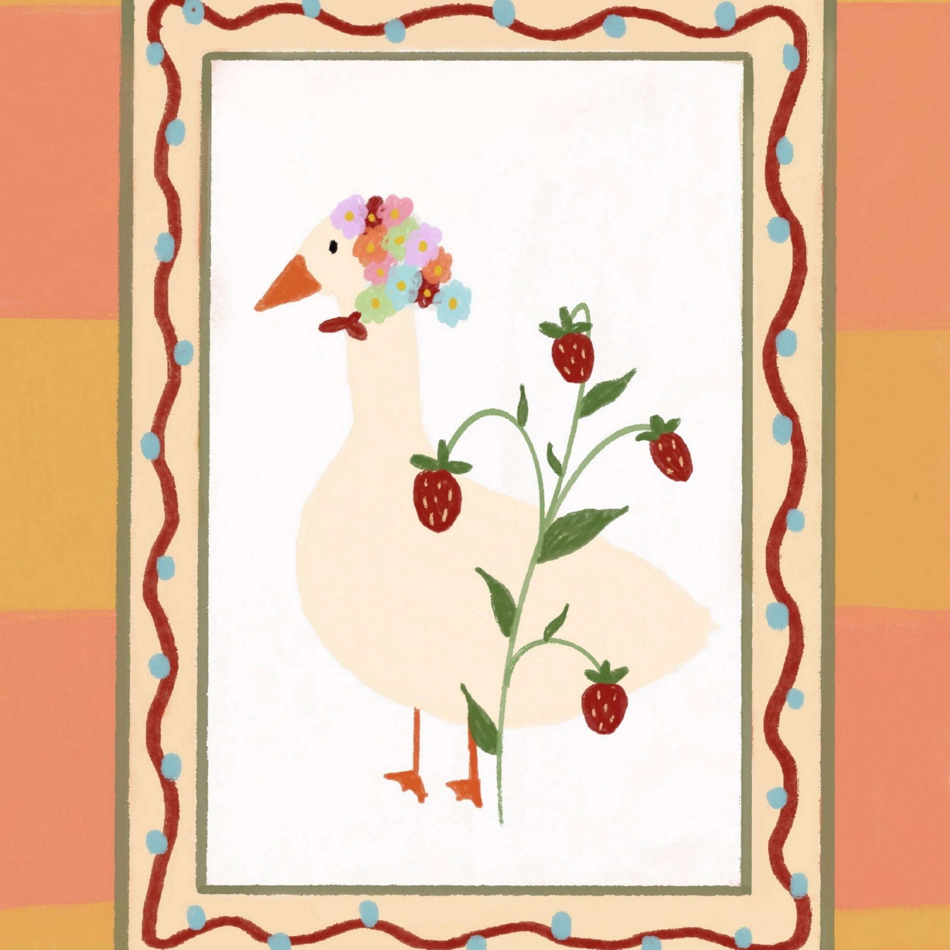 Cute Duck Wall Art