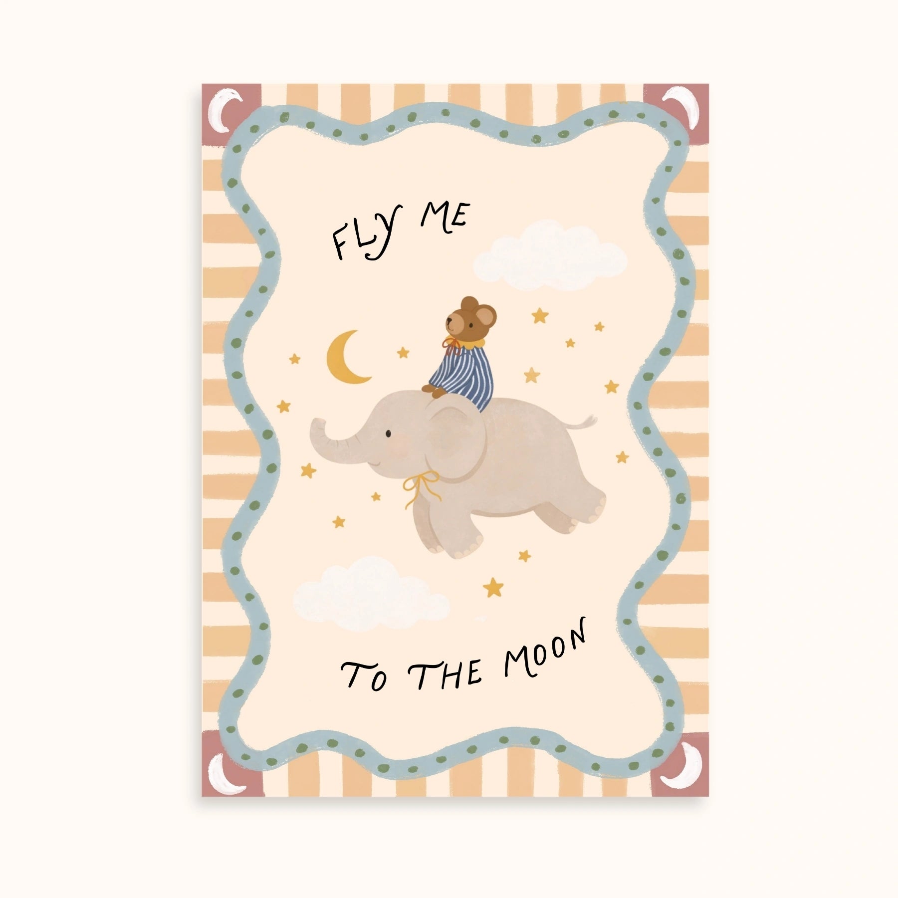 Space Nursery Wall Art Set of 3