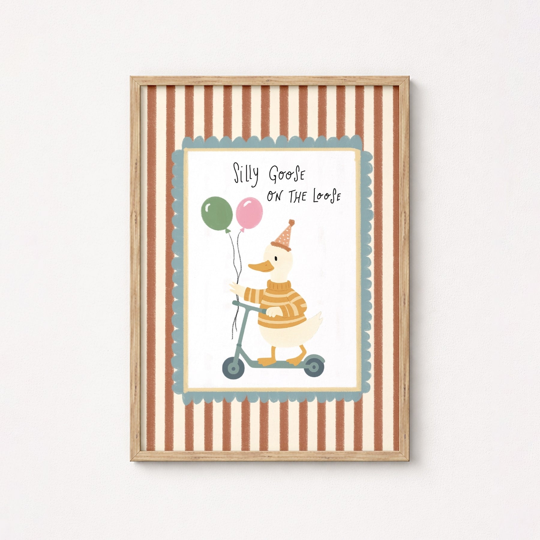Silly Goose Nursery Wall Art