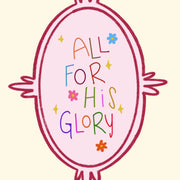 Colorful Coquette Faith Quote - Poster cristiano