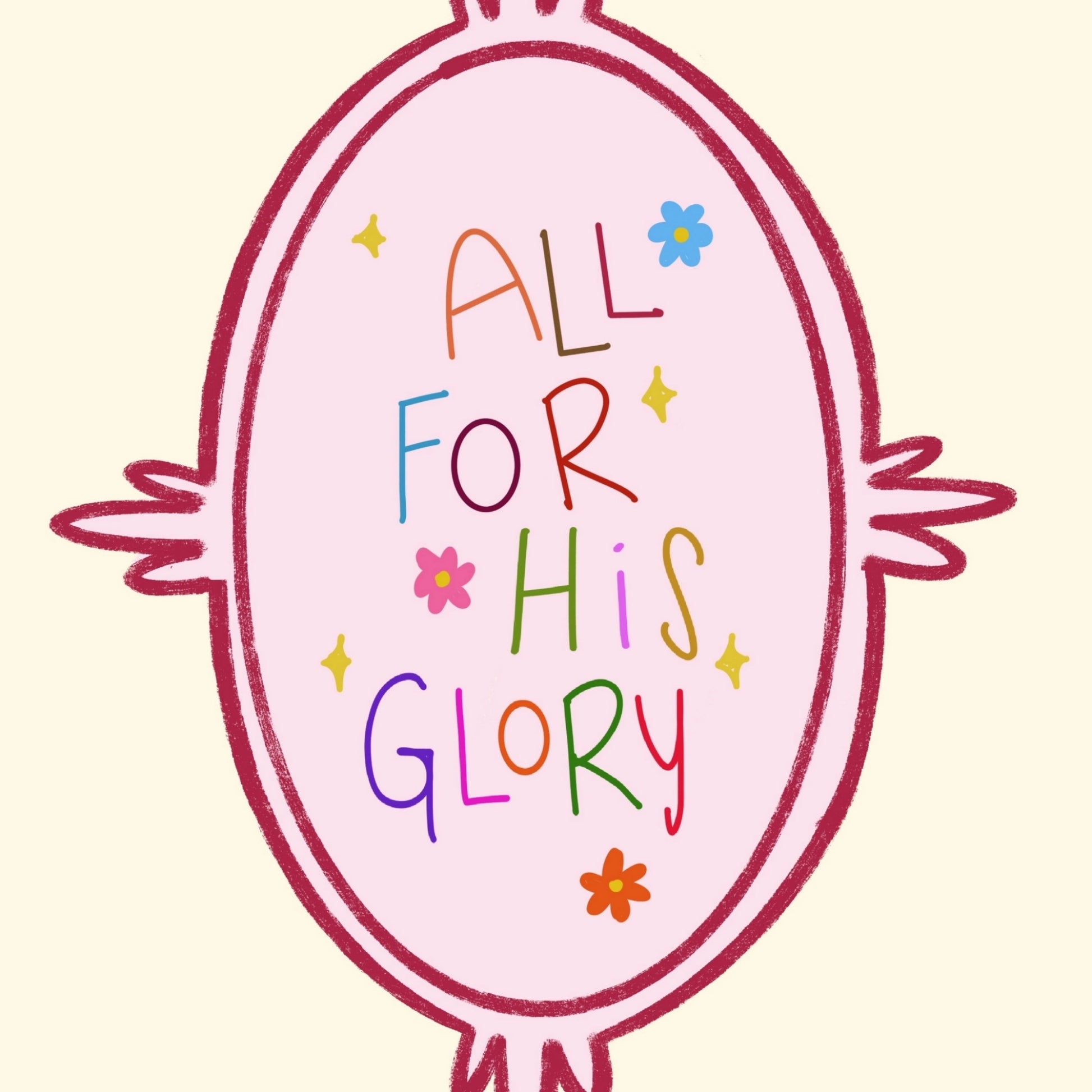 Impression colorée de citation de Coquette Faith