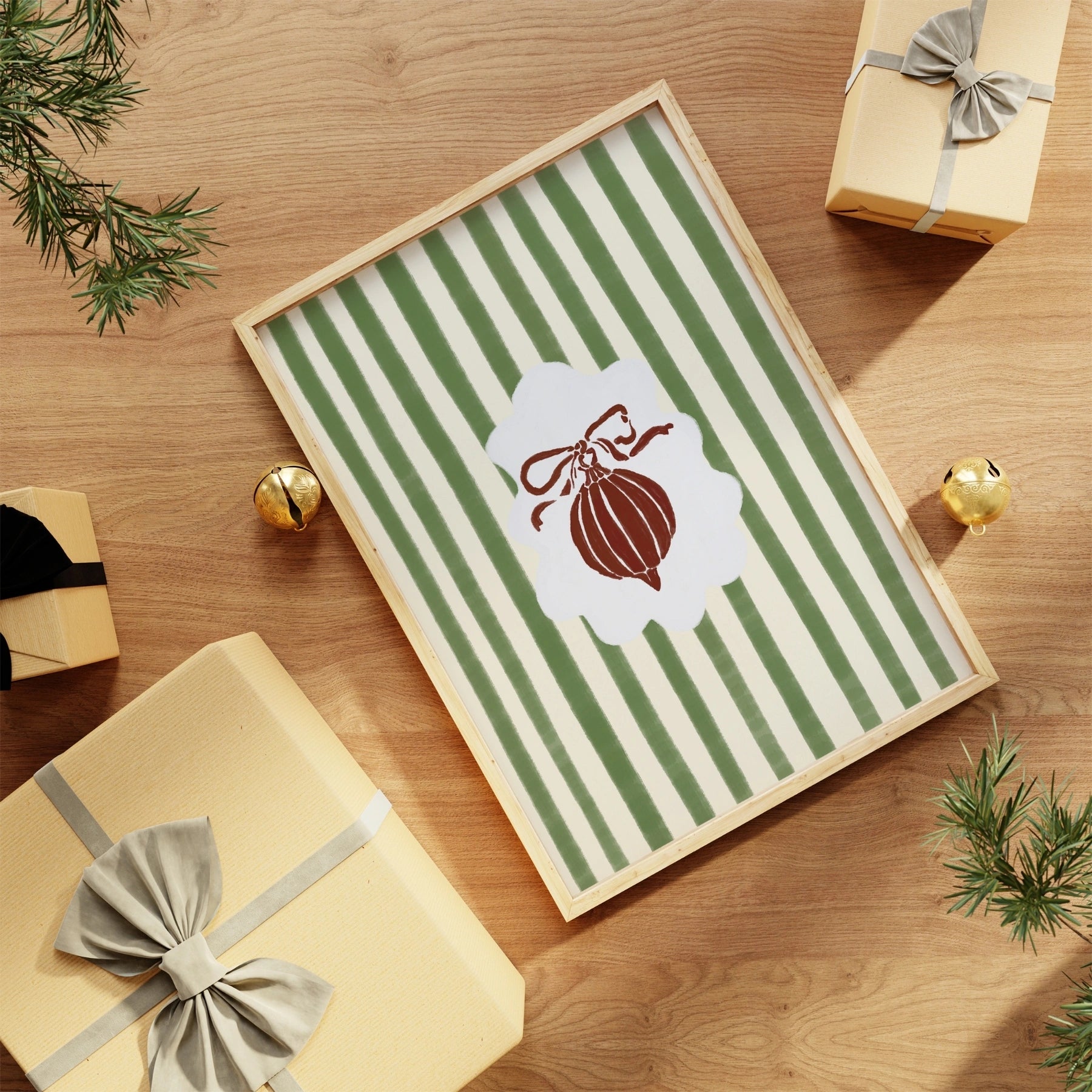 Christmas Ornament Wall Art