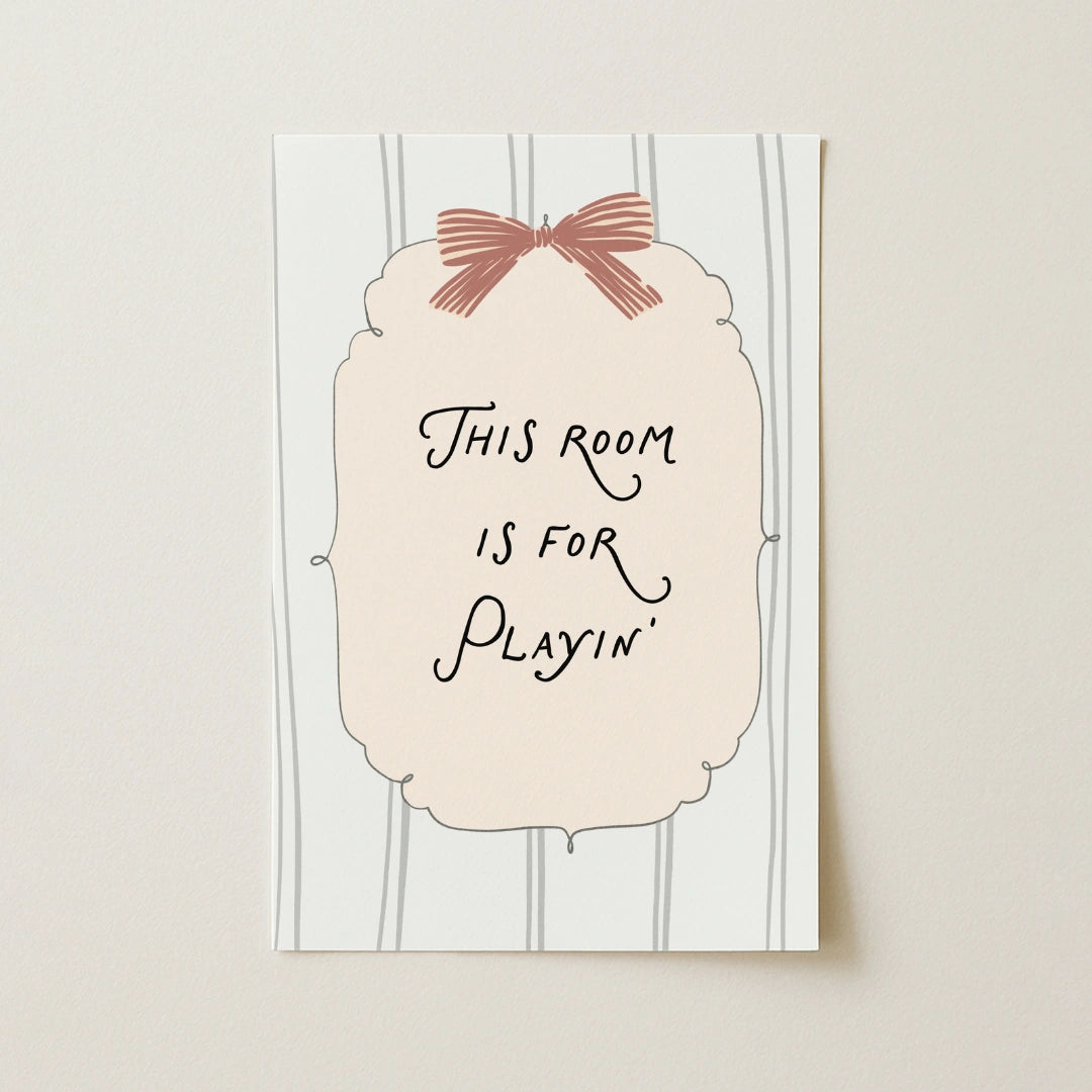 Playroom Quote Print
