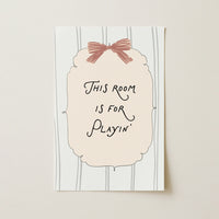 Playroom Quote Print