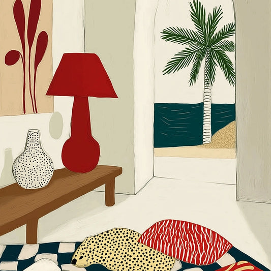 Modern Coastal Wall Art – Mediterranean Interior Print