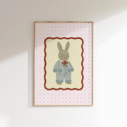 Sleepy Bunny – Affiche pour enfant
