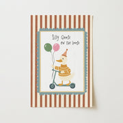 Silly Goose with Balloon – Nursery & Kids Wall Art