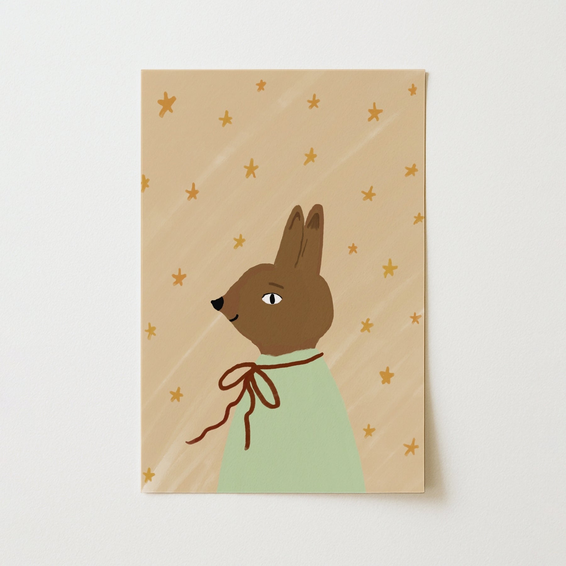Vintage Bunny Nursery Print