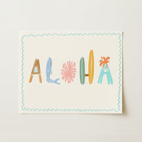 Aloha Wall Art – Tropical Summer Print