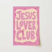 Jesus Lover Club – Christian Wall Art