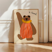 Friendly Bear – Nursery & kids wall art