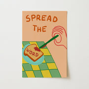 Spread the Word Orange and Green – Christian Wall Art