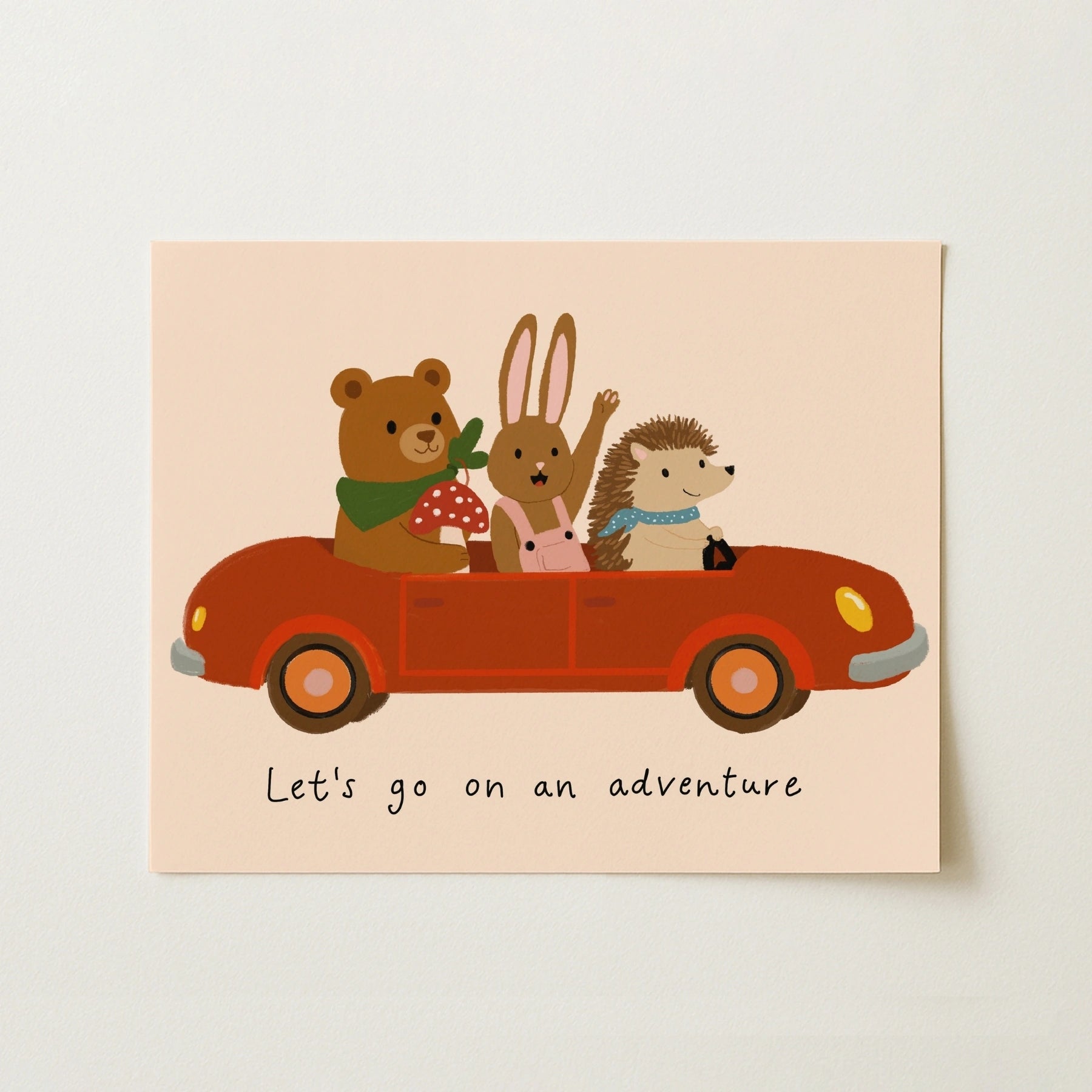 Adventure Nursery Wall Art, Colorful Kids Decor