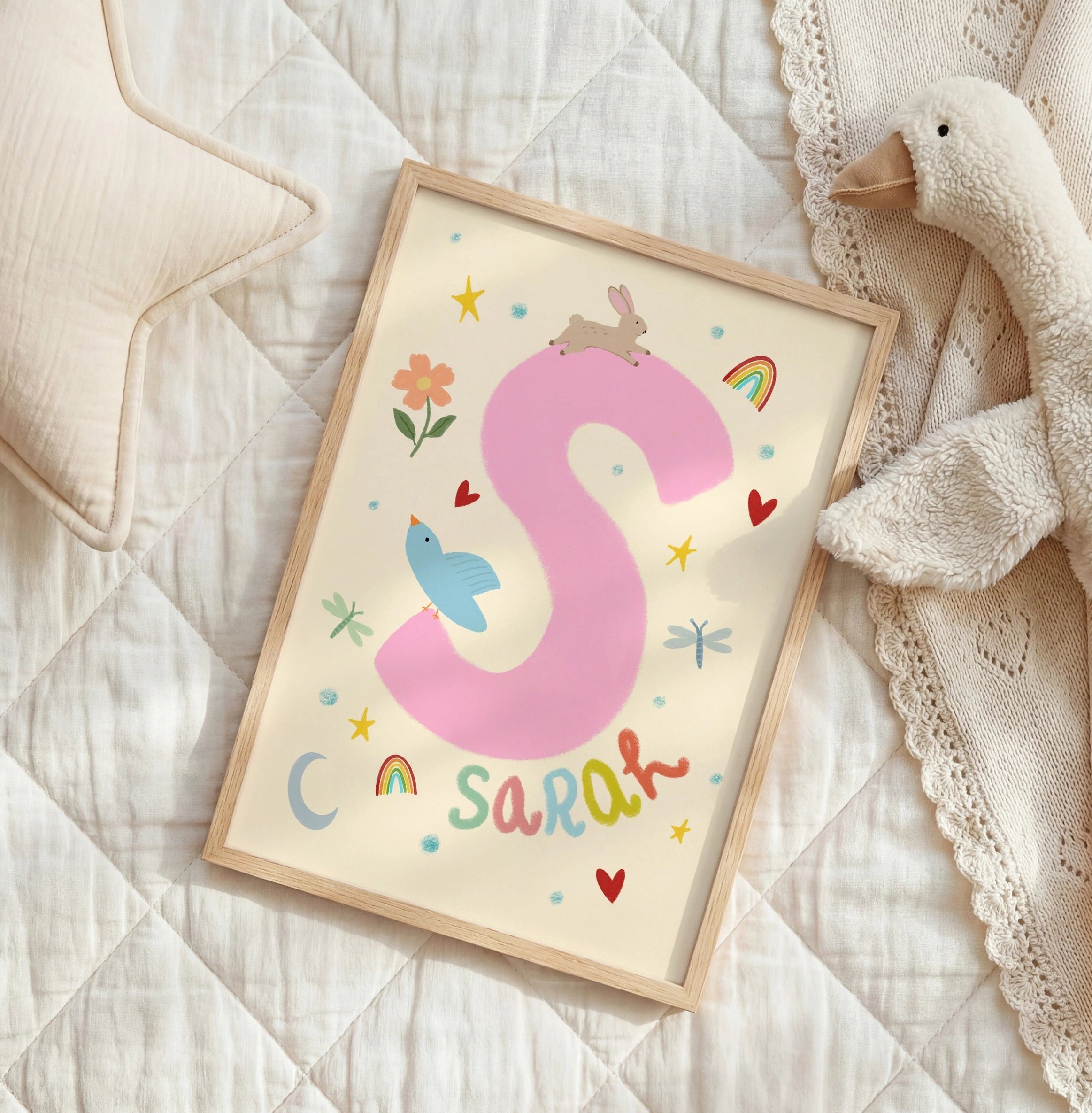 Personalized Nursery Name – Personalized wall art