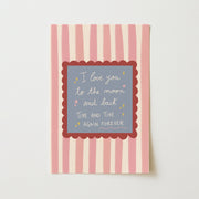 To the Moon and Back – Nursery & Kids Wall Art